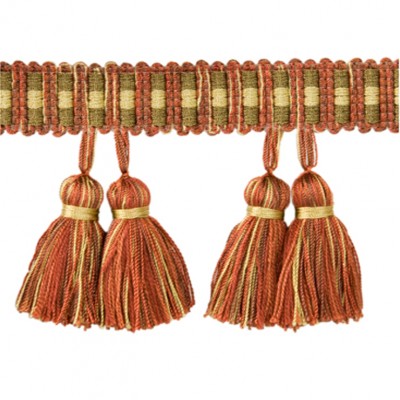 Фото Отделка для текстильных изделий - Тесьма - стиль Английский - Оранжевая - Купить в Интернет-магазине