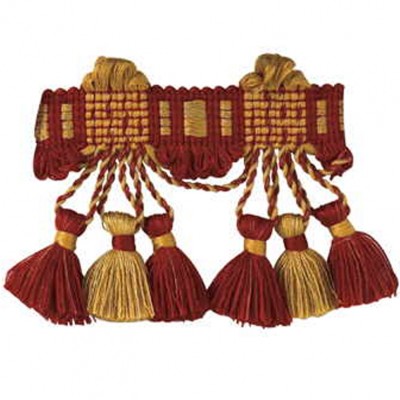 Фото Отделка для текстильных изделий - Тесьма - стиль Английский - Красная - Купить в Интернет-магазине