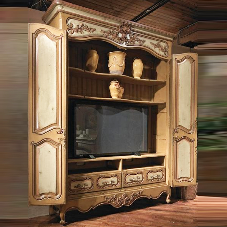 Фото ТВ шкаф - стиль Роскошное шале - Для комната развлеченья - Купить в Интернет-магазине