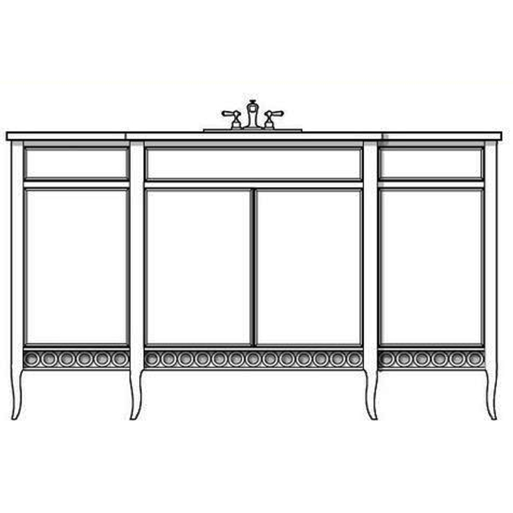 Фото Тумба для раковины - стиль Современный - Для ванной - Купить в Интернет-магазине