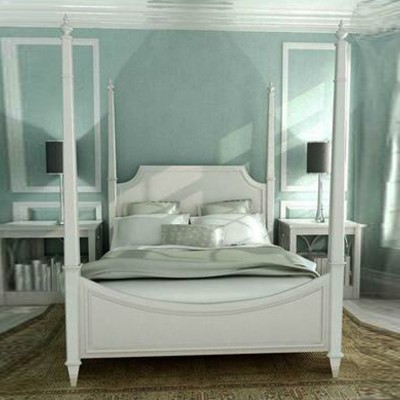 Фото Кровать - стиль American Cottage - Для спальни - Купить в Интернет-магазине