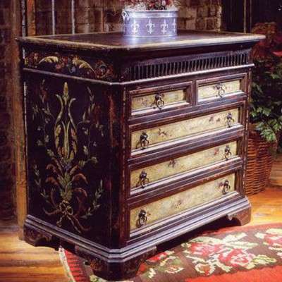 Фото Комод/буфет узкий - стиль Роскошное шале - Для спальни - Купить в Интернет-магазине
