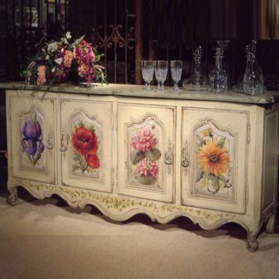 Фото Комод/буфет широкий - стиль Роскошное шале - Для столовой - Купить в Интернет-магазине