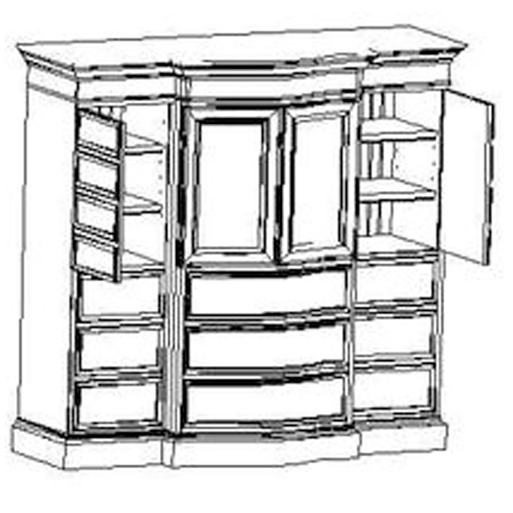 Фото ТВ шкаф - стиль Роскошное шале - Для комната развлеченья - Купить в Интернет-магазине Фото ТВ шкаф - стиль Роскошное шале - Для комната развлеченья - Купить в Интернет-магазине