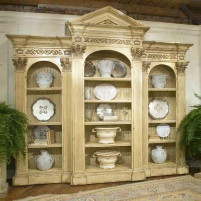 Фото Шкаф книжный/библиотека - стиль American Cottage - Для кабинета - Купить в Интернет-магазине