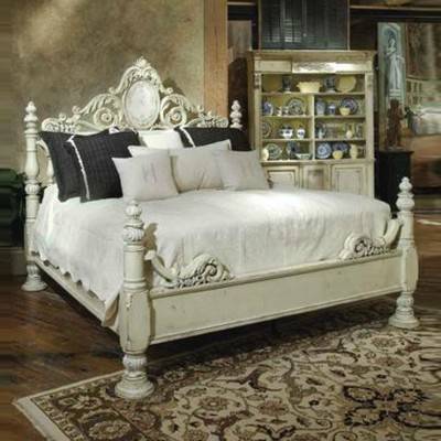 Фото Кровать - стиль Роскошное шале - Для спальни - Купить в Интернет-магазине