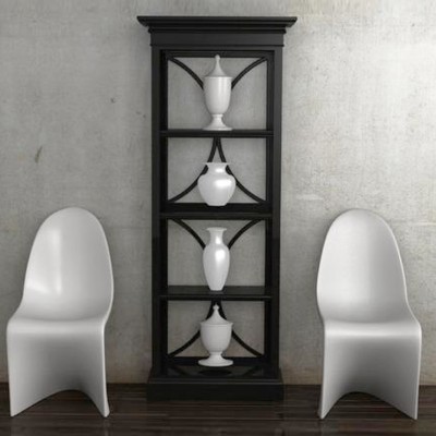 Фото Шкаф книжный/библиотека - стиль Transitional - Для кабинета - Купить в Интернет-магазине