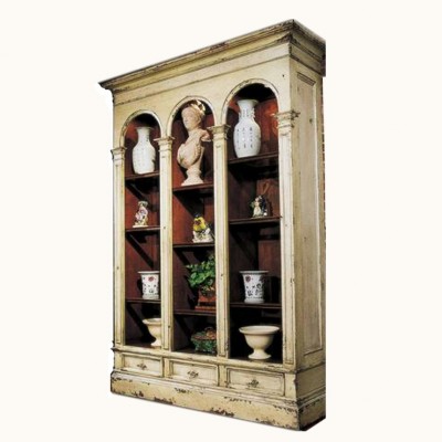 Фото Шкаф книжный/библиотека - стиль Роскошное шале - Для гостиной - Купить в Интернет-магазине