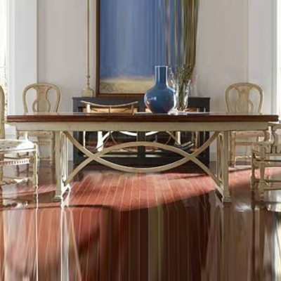 Фото Стол обеденный - стиль American Cottage - Для столовой - большие обеденные столы производства США - Habersham - Grand Cottage - Купить в Интернет-магазине