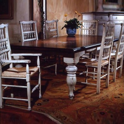 Фото Стол обеденный - стиль American Cottage - Для столовой - большие обеденные столы производства США - Habersham - Grand Cottage - Купить в Интернет-магазине