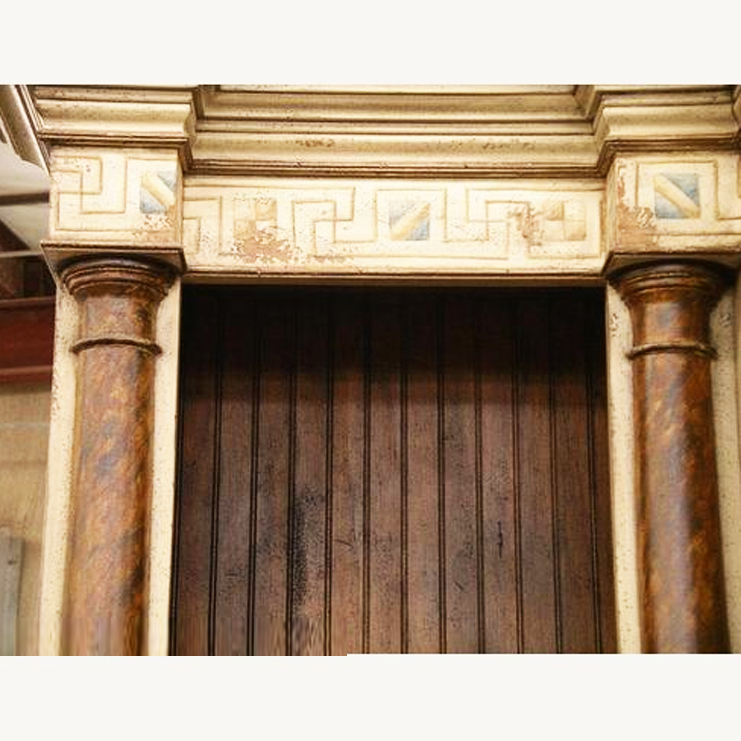 Фото ТВ шкаф - стиль American Cottage - Для комната развлеченья - Купить в Интернет-магазине