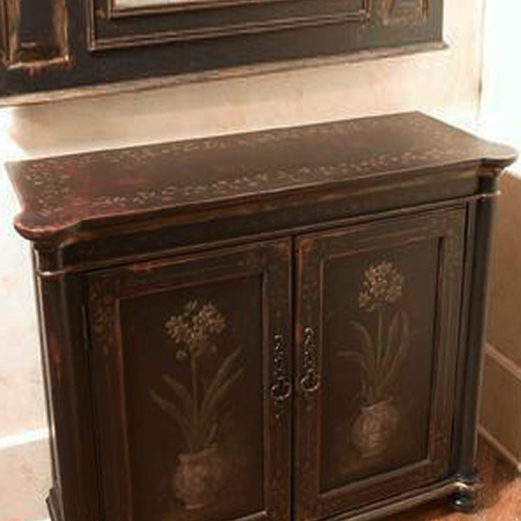 Фото Комод/буфет узкий - стиль Роскошное шале - Для прихожей - Купить в Интернет-магазине