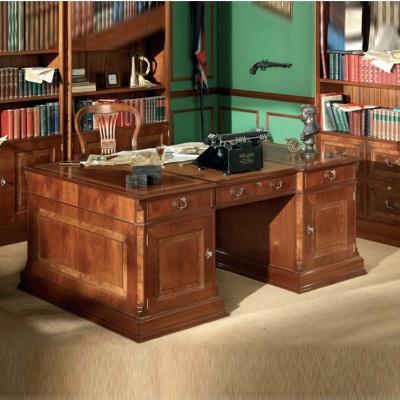 Фото Стол письменный - стиль Английская классика - Для кабинета - Купить в Интернет-магазине