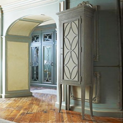 Фото Витрина узкая - стиль American Cottage - Для гостиной - Купить в Интернет-магазине