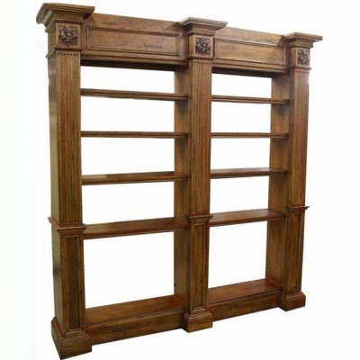 Фото Шкаф книжный/библиотека - стиль Роскошное шале - Для кабинета - Купить в Интернет-магазине