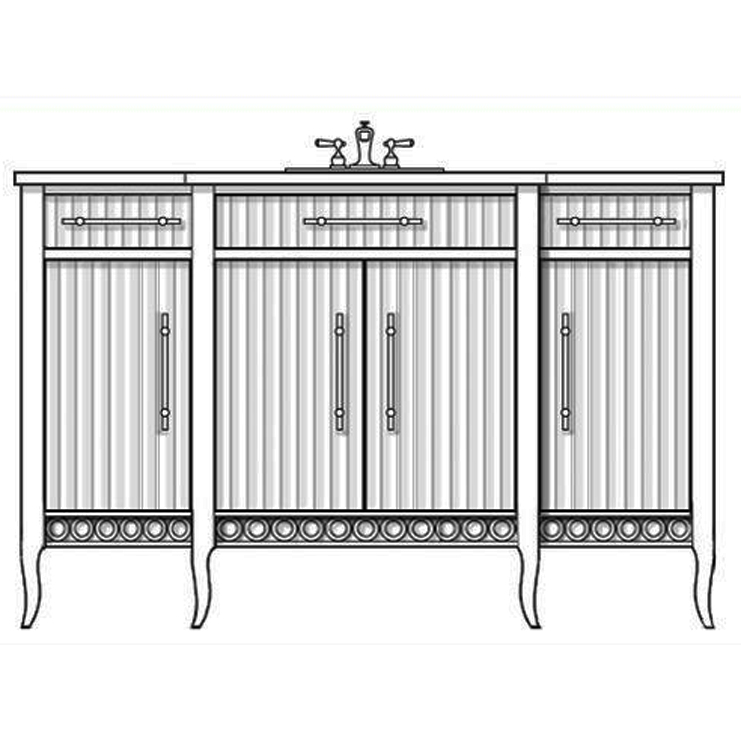 Фото Тумба для раковины - стиль Современный - Для ванной - Купить в Интернет-магазине