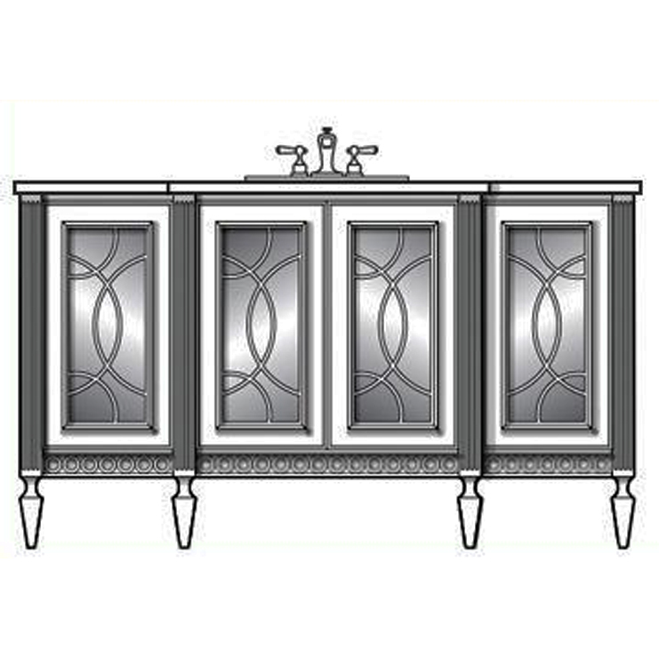 Фото Тумба для раковины - стиль Современный - Для ванной - Купить в Интернет-магазине