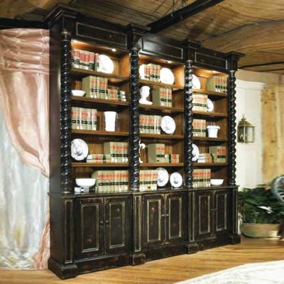 Фото Шкаф книжный/библиотека - стиль American Cottage - Для кабинета - Купить в Интернет-магазине