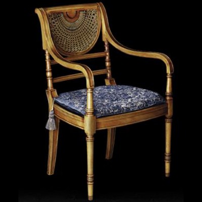 Фото Кресло на деревянной раме - стиль Английская классика - Для гостиной - Купить в Интернет-магазине