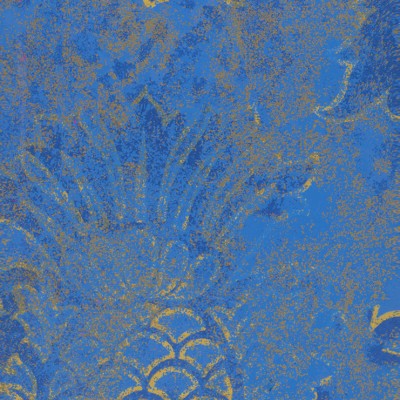 Фото Обои с рисунком - Крупный декор - стиль Английская классика - Синие - Купить в Интернет-магазине