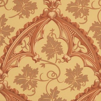 Фото Обои с рисунком - Дамаск - стиль Английская классика - Желтые - Купить в Интернет-магазине