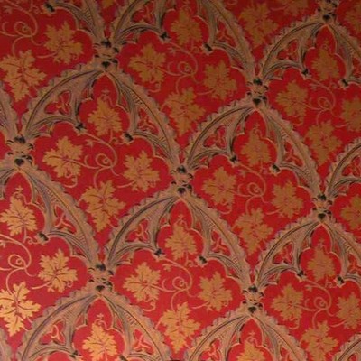 Фото Обои с рисунком - Дамаск - стиль Английская классика - Красные - Купить в Интернет-магазине