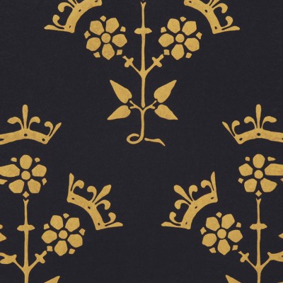 Фото Обои с рисунком - Крупный декор - стиль Английская классика - Черные - Купить в Интернет-магазине