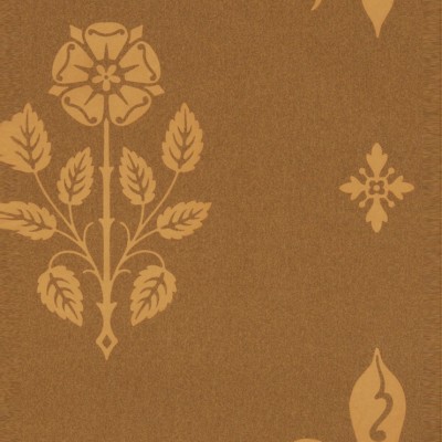 Фото Обои с рисунком - Орнамент - стиль Английская классика - Коричневые - Купить в Интернет-магазине
