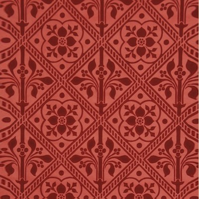 Фото Обои с рисунком - Дамаск - стиль Английская классика - Красные - Купить в Интернет-магазине