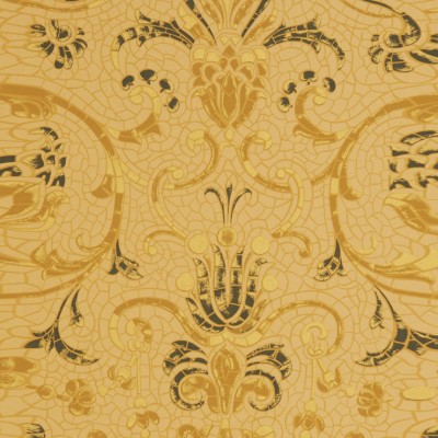 Фото Обои с рисунком - Дамаск - стиль Английская классика - Желтые - Купить в Интернет-магазине