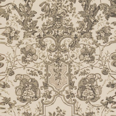 Фото Обои с рисунком - Дамаск - стиль Английская классика - Кремовые - Купить в Интернет-магазине