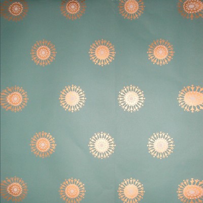 Фото Обои с рисунком - Орнамент - стиль Английская классика - Бирюзовые - Купить в Интернет-магазине