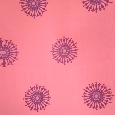 Фото Обои с рисунком - Орнамент - стиль Английская классика - Розовые - Купить в Интернет-магазине