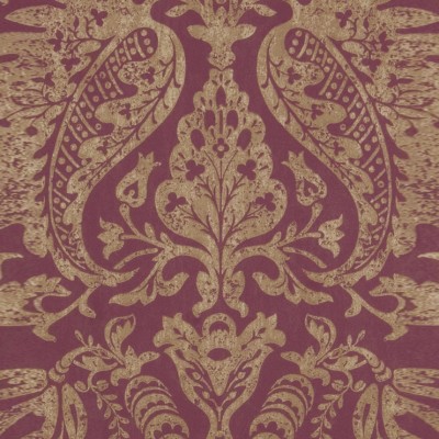 Фото Обои с рисунком - Дамаск - стиль Английская классика - Фиолетовые - Купить в Интернет-магазине