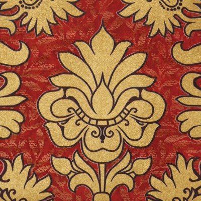 Фото Обои с рисунком - Дамаск - стиль Английская классика - Красные - Купить в Интернет-магазине