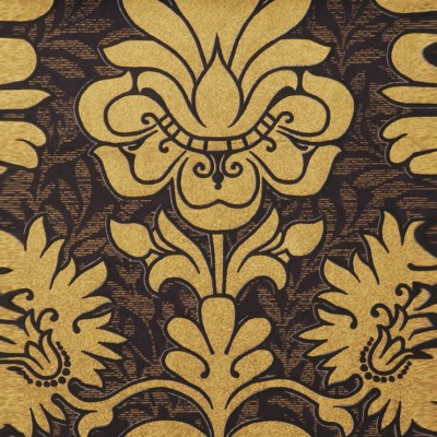 Фото Обои с рисунком - Дамаск - стиль Английская классика - Черные - Купить в Интернет-магазине