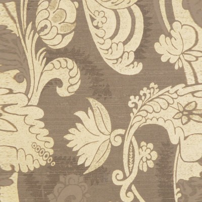 Фото Обои с рисунком - Пейсли - стиль Английская классика - Коричневые - Купить в Интернет-магазине