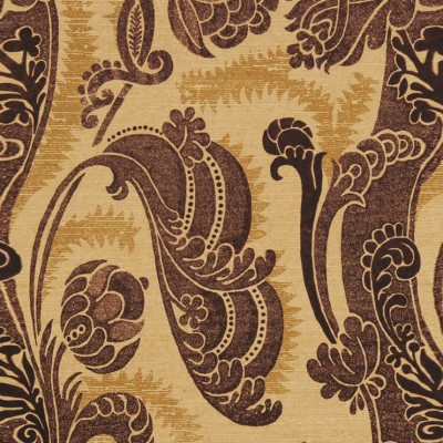 Фото Обои с рисунком - Пейсли - стиль Английская классика - Желтые - Купить в Интернет-магазине