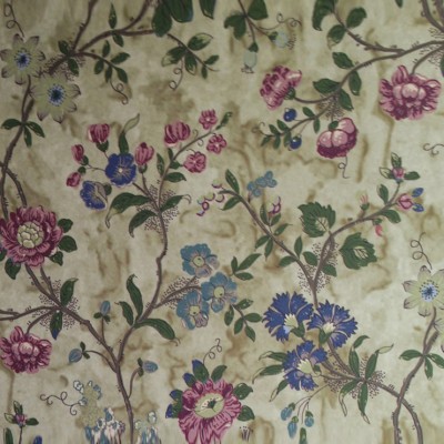 Фото Обои с рисунком - Цветы - стиль Английская классика - Бежевые - Купить в Интернет-магазине