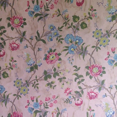 Фото Обои с рисунком - Цветы - стиль Английская классика - Розовые - Купить в Интернет-магазине