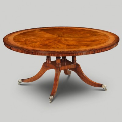 Фото Стол обеденный - стиль Английская классика - Для столовой - большие обеденные столы производства США - Iain James - James mahogany - Купить в Интернет-магазине