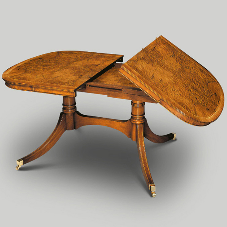 Фото Стол обеденный - стиль Английская классика - Для столовой - большие обеденные столы производства США - Iain James - James walnut - Купить в Интернет-магазине