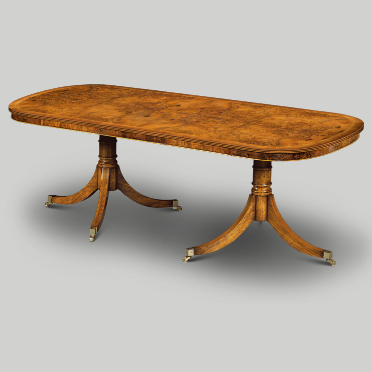 Фото Стол обеденный - стиль Английская классика - Для столовой - большие обеденные столы производства США - Iain James - James mahogany - Купить в Интернет-магазине