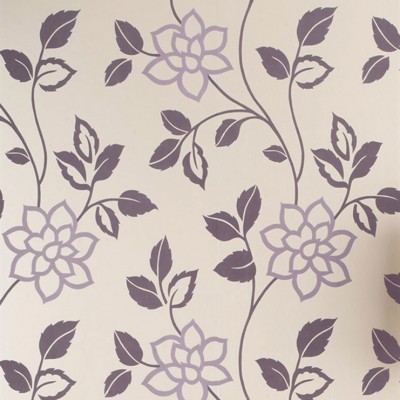 Фото Обои с рисунком - Орнамент - стиль Английская классика - Фиолетовые - Купить в Интернет-магазине
