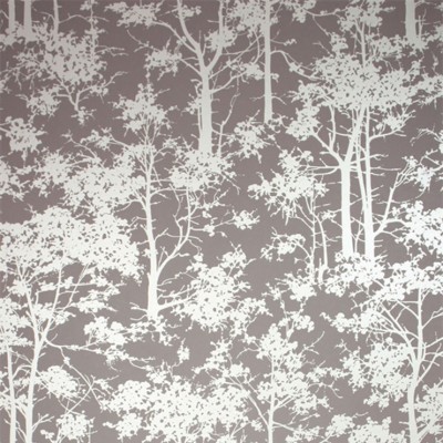 Фото Обои с рисунком - Растение - стиль Английская классика - Серые - Купить в Интернет-магазине
