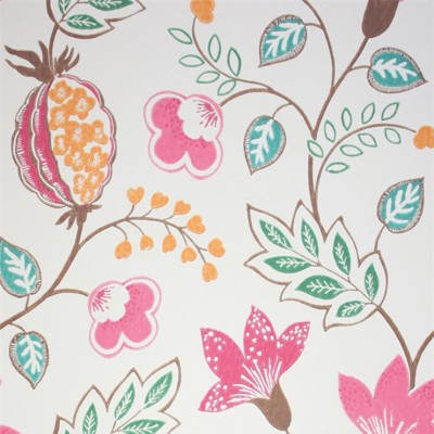 Фото Обои с рисунком - Растение - стиль Английская классика - Белые - Купить в Интернет-магазине