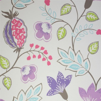 Фото Обои с рисунком - Растение - стиль Английская классика - Светло-серые - Купить в Интернет-магазине