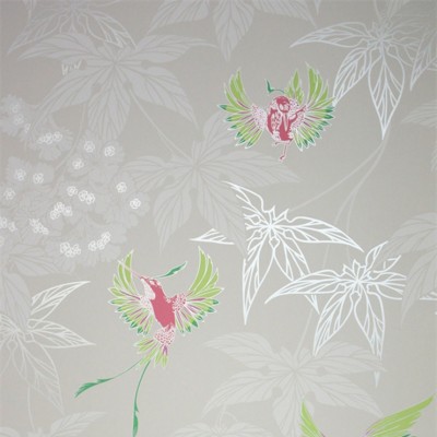 Фото Обои с рисунком - Анималистический принт - стиль Английская классика - Серые - Купить в Интернет-магазине