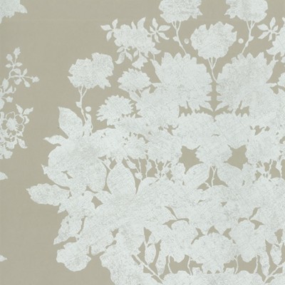Фото Обои с рисунком - Крупный декор - стиль Английская классика - Светло-коричневые - Купить в Интернет-магазине