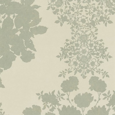 Фото Обои с рисунком - Крупный декор - стиль Английская классика - Светло-серые - Купить в Интернет-магазине